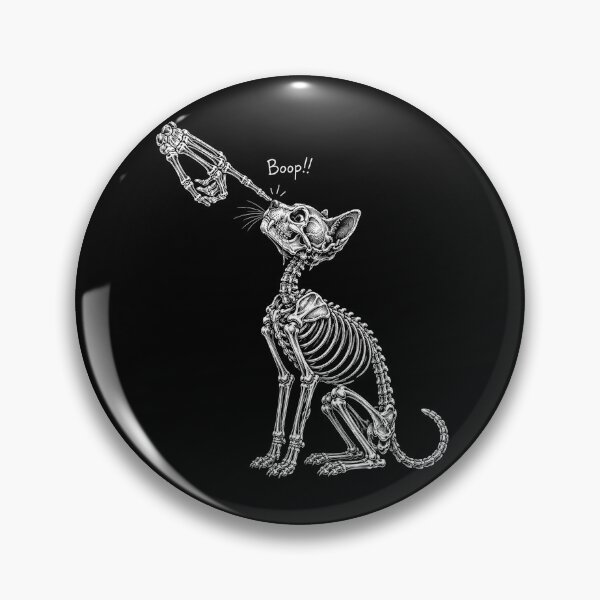 Item preview, Funny Cat Skeleton Hand Boop Halloween Kitty designed and sold by will freed18.