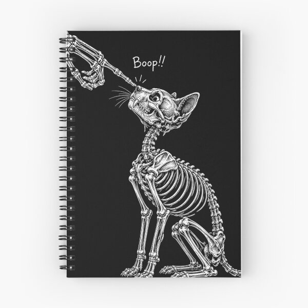 Item preview, Funny Cat Skeleton Hand Boop Halloween Kitty designed and sold by will freed18.