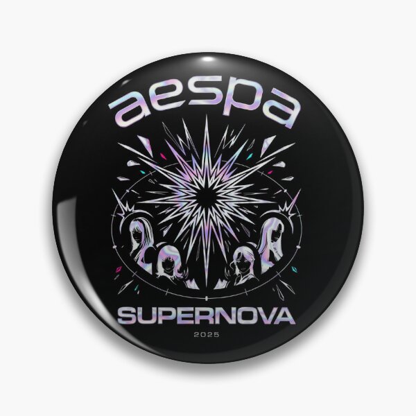 Item preview, AESPA Supernova 2025 Holographic K-Pop Fan Art T-Shirt designed and sold by velorea.
