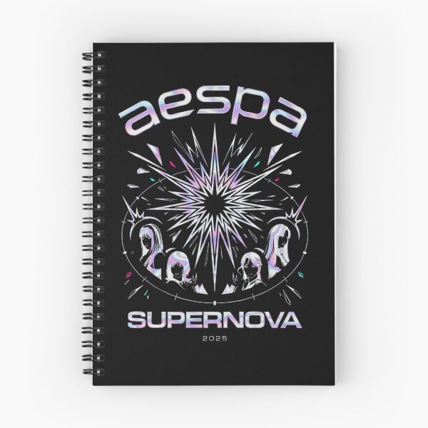 Item preview, AESPA Supernova 2025 Holographic K-Pop Fan Art T-Shirt designed and sold by velorea.