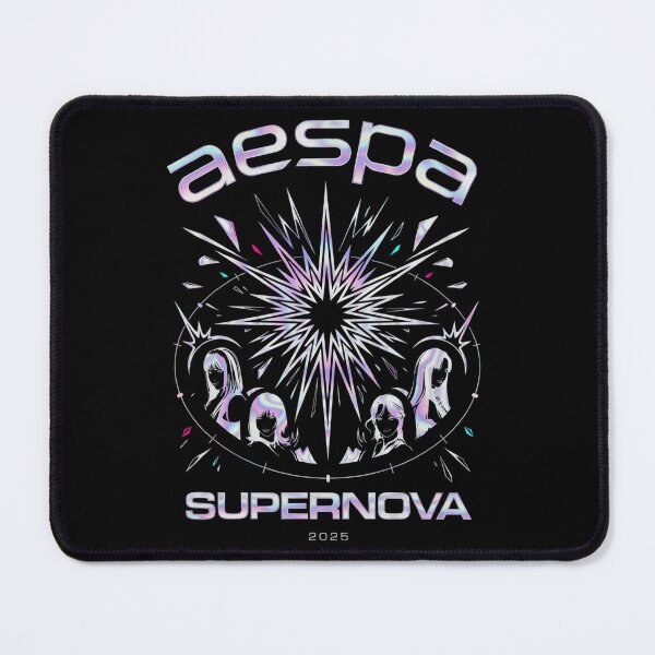 Item preview, AESPA Supernova 2025 Holographic K-Pop Fan Art T-Shirt designed and sold by velorea.