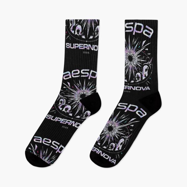 Item preview, AESPA Supernova 2025 Holographic K-Pop Fan Art T-Shirt designed and sold by velorea.