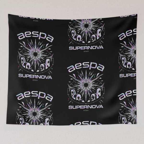 Item preview, AESPA Supernova 2025 Holographic K-Pop Fan Art T-Shirt designed and sold by velorea.