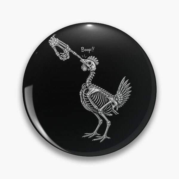 Item preview, Funny Chicken Skeleton Hand Boop Halloween Chicken designed and sold by will freed18.