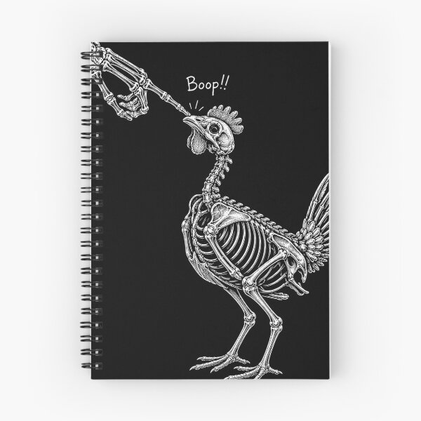 Item preview, Funny Chicken Skeleton Hand Boop Halloween Chicken designed and sold by will freed18.