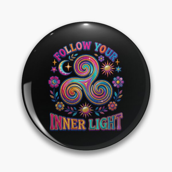Item preview, Spiritual Inner Light triskelion symbol  designed and sold by TeeARTHY.