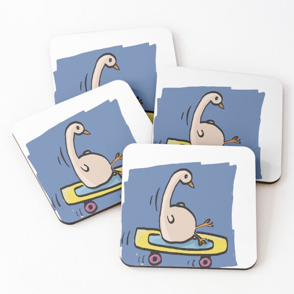 Item preview, Silly Goose on a skateboard designed and sold by SombreroDoodles.