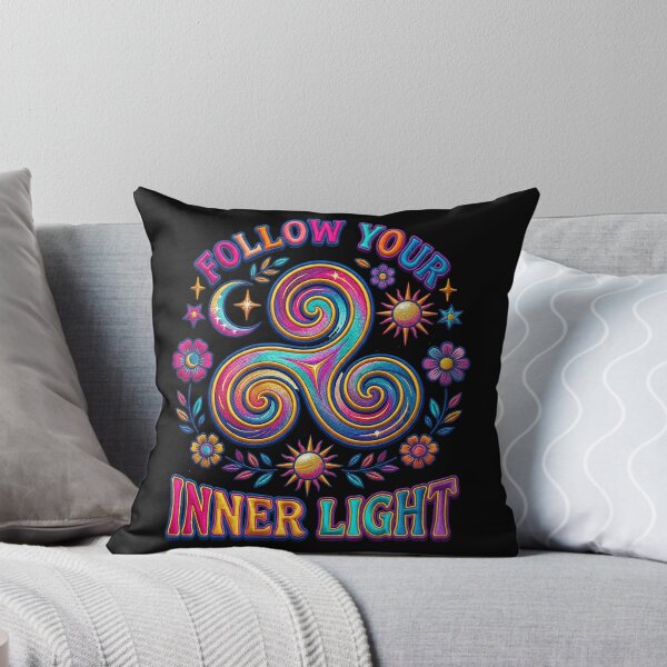 Item preview, Spiritual Inner Light triskelion symbol  designed and sold by TeeARTHY.