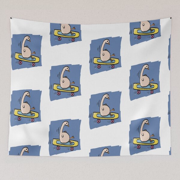 Item preview, Silly Goose on a skateboard designed and sold by SombreroDoodles.