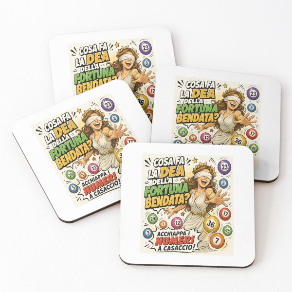 Item preview, Funny Lady Luck – Blindfolded Fortune Cartoon Joke designed and sold by RipantinaFantasy .