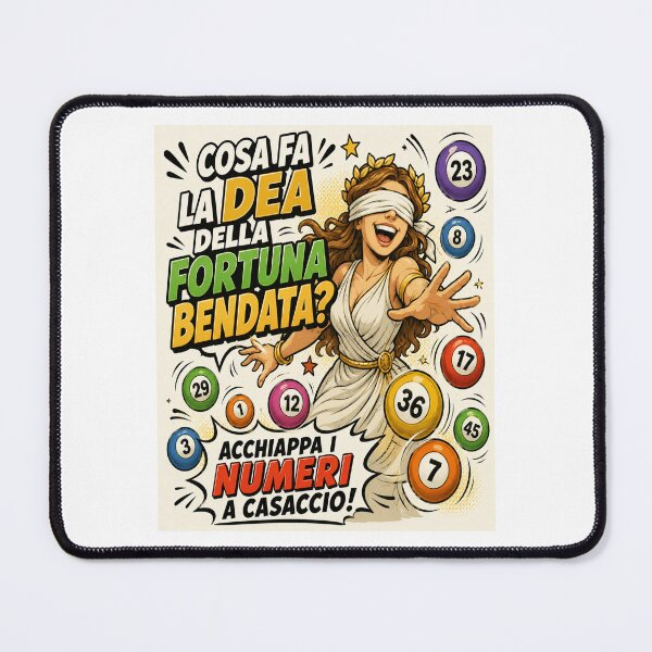 Item preview, Funny Lady Luck – Blindfolded Fortune Cartoon Joke designed and sold by RipantinaFantasy .