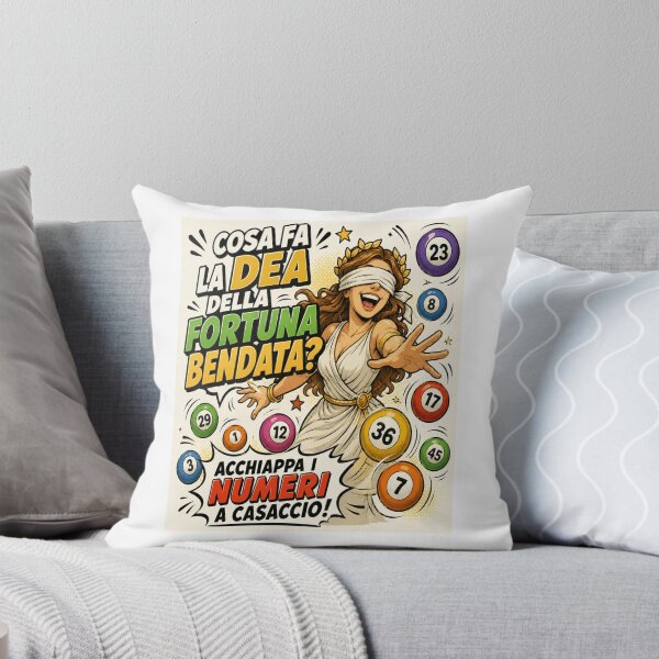Item preview, Funny Lady Luck – Blindfolded Fortune Cartoon Joke designed and sold by RipantinaFantasy .