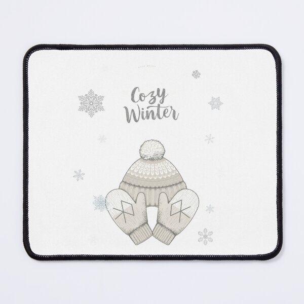 Item preview, EXO First Snow Winter Cozy Knitted Beanie Mittens Vector Graphic designed and sold by Gameshalah's Designs Hub.
