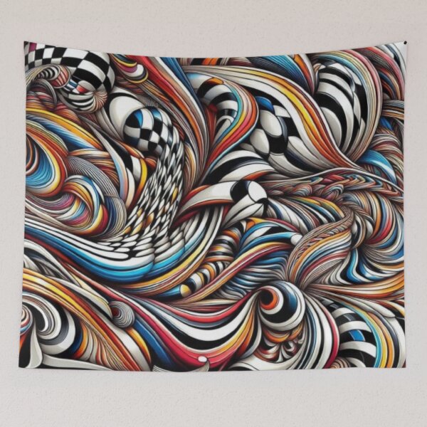 Item preview, Chromatic Vortex – Dance of Infinite Ribbons designed and sold by Catfcreations.