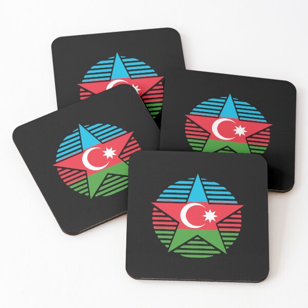 Item preview, Retro Azerbaijan Flag Star AZ designed and sold by shitpostee.