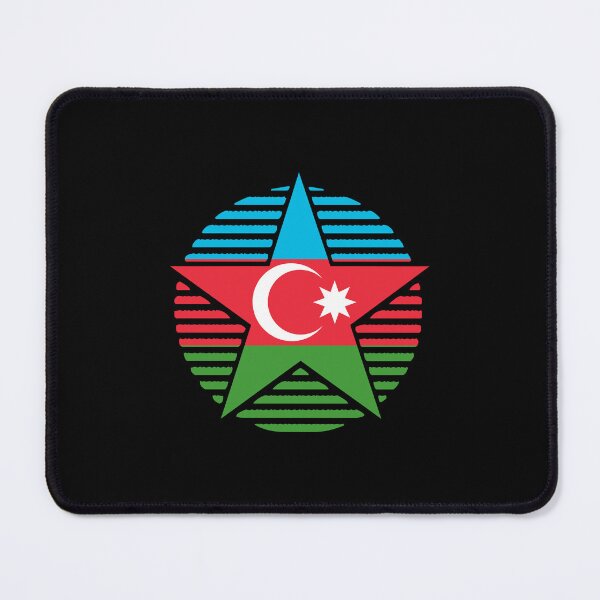 Item preview, Retro Azerbaijan Flag Star AZ designed and sold by shitpostee.