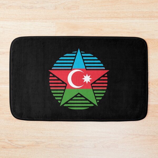 Item preview, Retro Azerbaijan Flag Star AZ designed and sold by shitpostee.