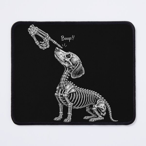Item preview, Funny Dog Skeleton Hand Boop Halloween Dachshund Dog designed and sold by will freed18.