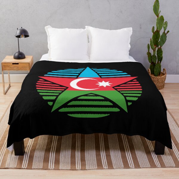 Item preview, Retro Azerbaijan Flag Star AZ designed and sold by shitpostee.