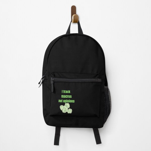 Item preview, I Track Macros Not Opinions - Funny Gym Motivation designed and sold by MariaPCMaria.