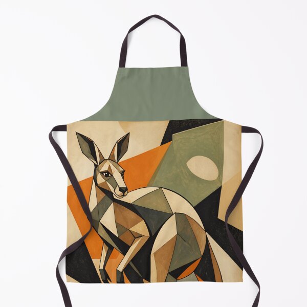 Item preview, Cubist Kangaroo Abstract Geometric Animal designed and sold by inkaylindesign.