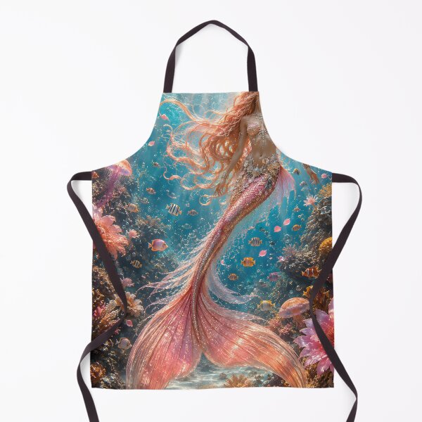 Item preview, Coral Princess Mermaid of the Tropical Seas designed and sold by WildWondersArt.
