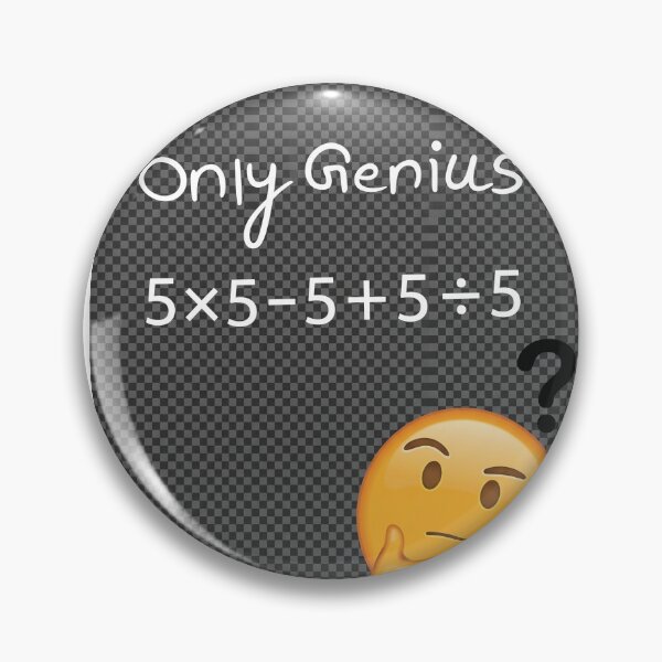 Item preview, Only Geniuses Can Solve This Math Puzzle designed and sold by HayaasBoutique.