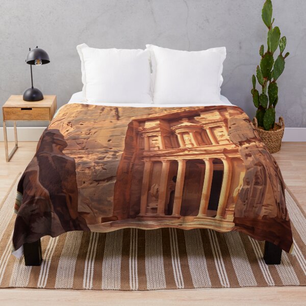 Item preview, Petra Jordan Vintage Travel Art – Treasury, Siq & Rose-Red City designed and sold by Bomax121.