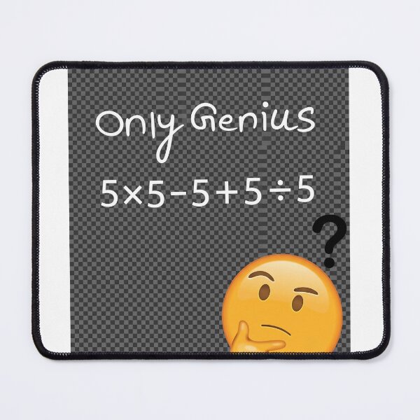 Item preview, Only Geniuses Can Solve This Math Puzzle designed and sold by HayaasBoutique.