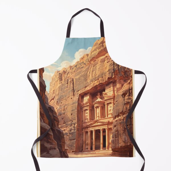 Item preview, Petra Jordan Vintage Travel Art – Treasury, Siq & Rose-Red City designed and sold by Bomax121.