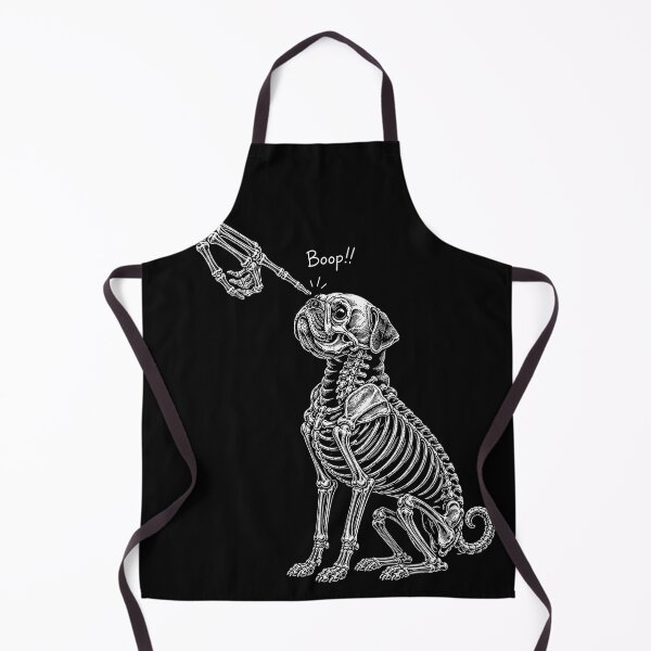 Item preview, Funny Dog Skeleton Hand Boop Halloween Pug Dog designed and sold by will freed18.