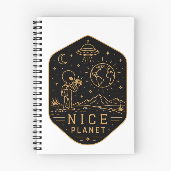 Item preview, Nice Planet Alien Earth designed and sold by KingOfRockk.