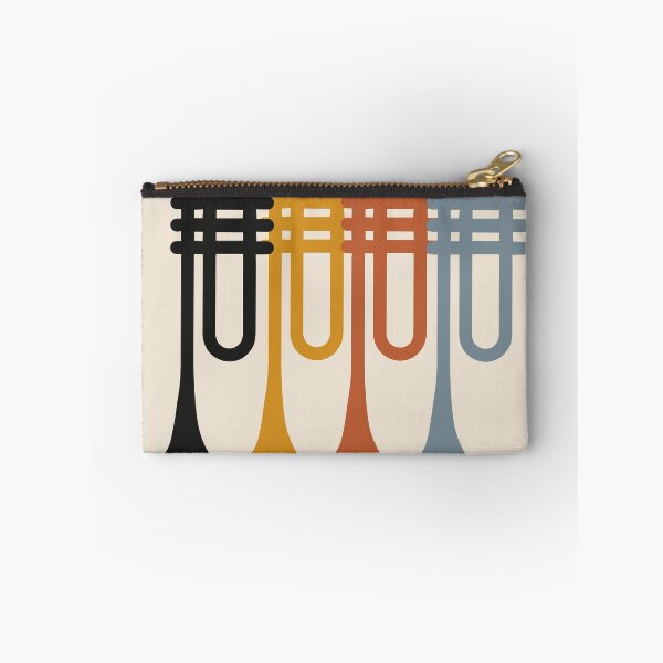 Item preview, Colorful Trumpet Quartet Wall Art | Minimalist Brass Instrument Print | Modern Jazz Music Illustration | Abstract Music Decor | Contemporary Music Poster designed and sold by Studio pod Burom.