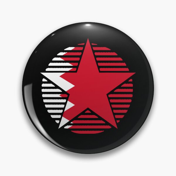 Item preview, Retro Bahrain Flag Star BH designed and sold by shitpostee.
