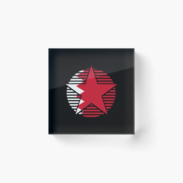 Item preview, Retro Bahrain Flag Star BH designed and sold by shitpostee.