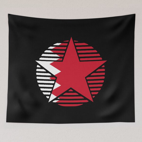 Item preview, Retro Bahrain Flag Star BH designed and sold by shitpostee.