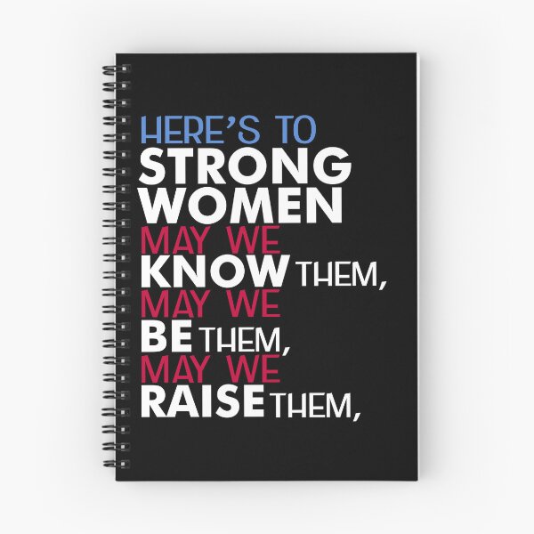 Item preview, Here's to Strong Women Inspirational Feminist designed and sold by teeperfect.