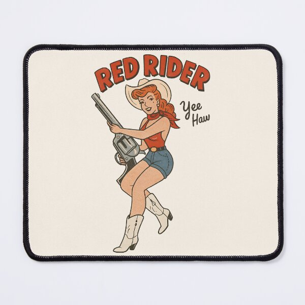 Item preview, Retro Red Rider Cowgirl Yee Haw! designed and sold by legendaryskins.
