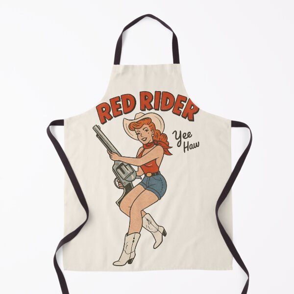 Item preview, Retro Red Rider Cowgirl Yee Haw! designed and sold by legendaryskins.