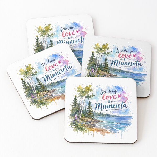 Item preview, Minnesota Love Across the Water designed and sold by BlissBlvdShop.