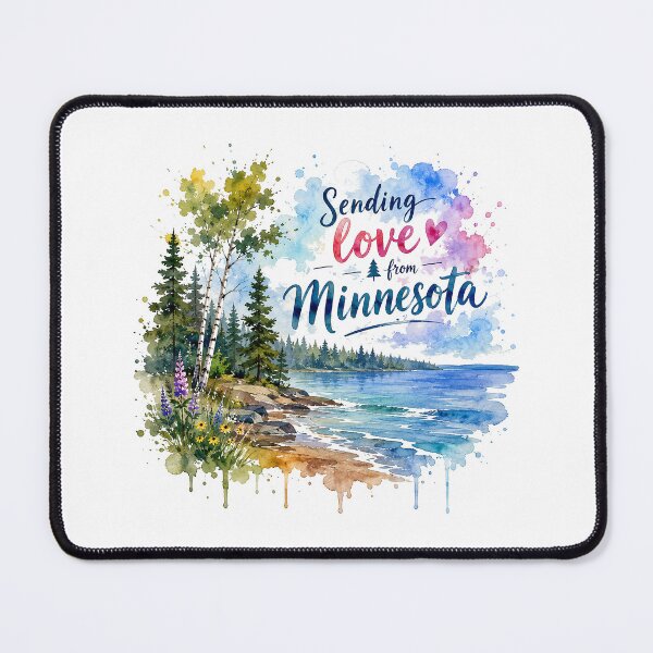Item preview, Minnesota Love Across the Water designed and sold by BlissBlvdShop.