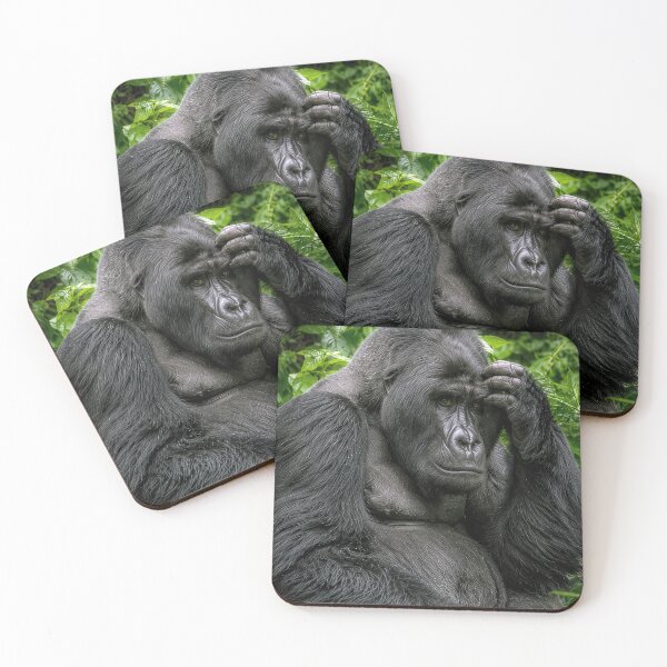 Item preview, Silverback Gorilla Scratching its Head designed and sold by Maria Dryfhout.