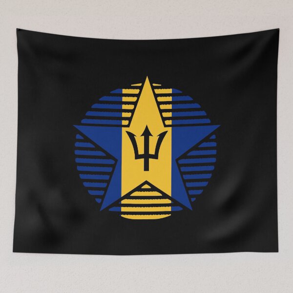 Item preview, Retro Barbados Flag Star BB designed and sold by shitpostee.
