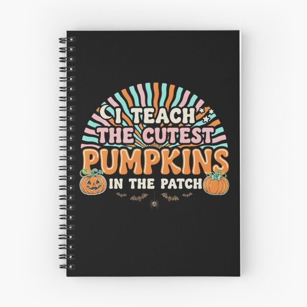 Item preview, I Teach The Cutest Pumpkins In The Patch Retro Rainbow Halloween Teacher  designed and sold by MizoX7.