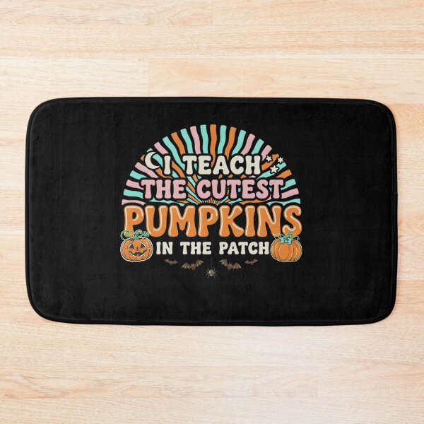 Item preview, I Teach The Cutest Pumpkins In The Patch Retro Rainbow Halloween Teacher  designed and sold by MizoX7.