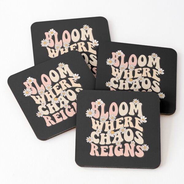 Item preview, Retro Daisy Groovy - Bloom Where Chaos Reigns designed and sold by Dzblack.