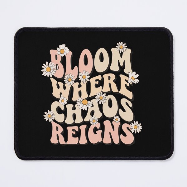 Item preview, Retro Daisy Groovy - Bloom Where Chaos Reigns designed and sold by Dzblack.