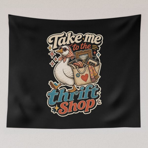 Item preview, Take me to the Thrift Shop Goose Vintage Thrifter designed and sold by snowry.
