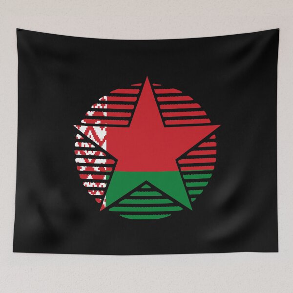 Item preview, Retro Belarus Flag Star BY designed and sold by shitpostee.