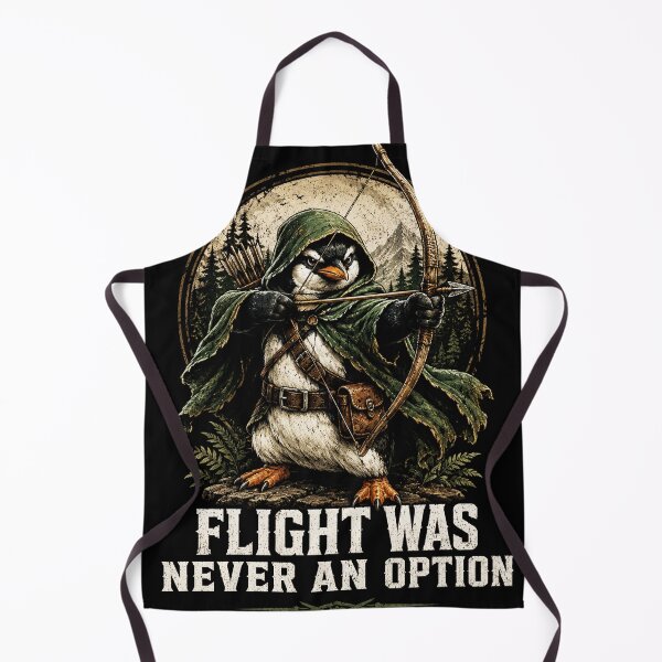 Item preview, Flight was Never an Option Archer Penguin Graphic Funny designed and sold by will freed18.